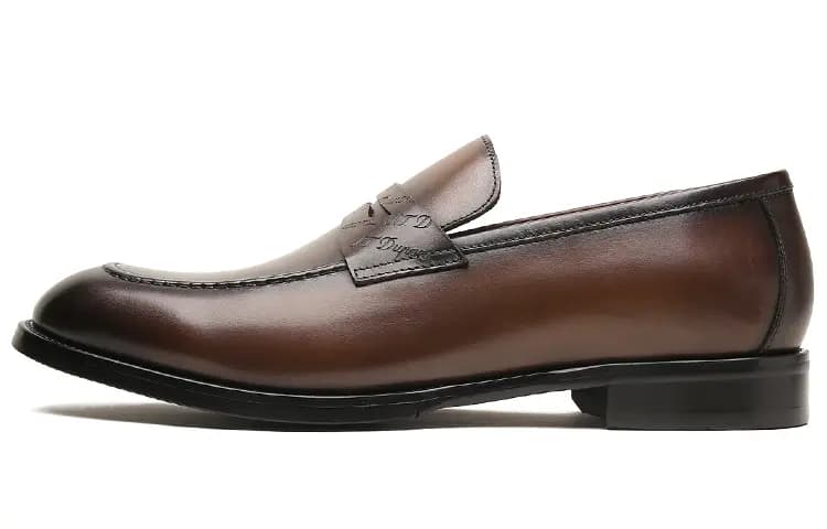 S.T. Dupont Dəri Loafer Kişi Qəhvəyi