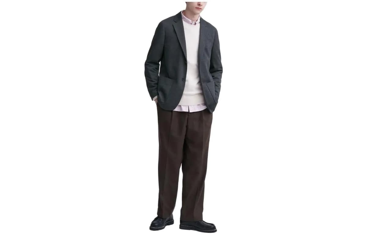 UNIQLO Kişi Pencəyi Tünd Boz