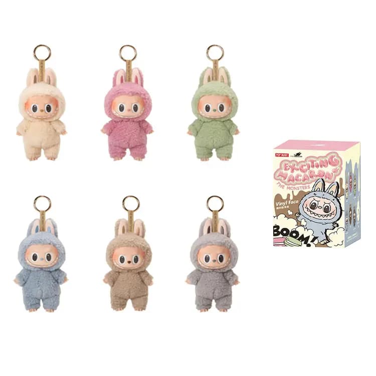 POP MART LABUBU THE MONSTERS Heartbeat Macaron Vinyl Face Generation 1 Blind Box Category Single Blind Box/Full Box of 6 2