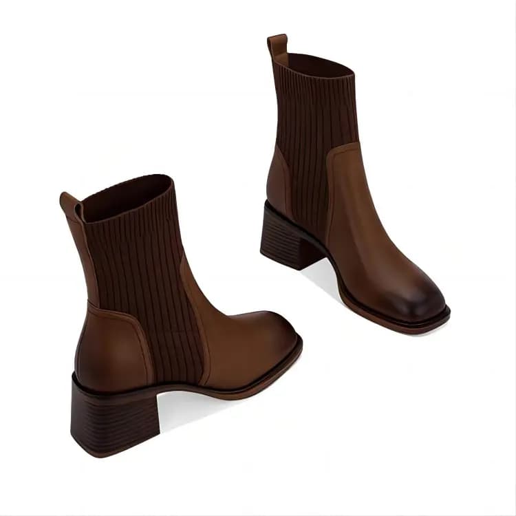 JESSICA SOPHIA Qadın Ankle Boots Qəhvəyi 2