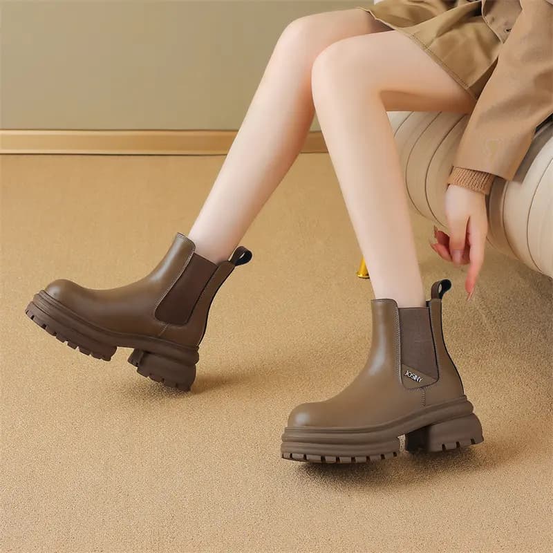 JOSINY Crew Chelsea Boots 7cm Women's 14