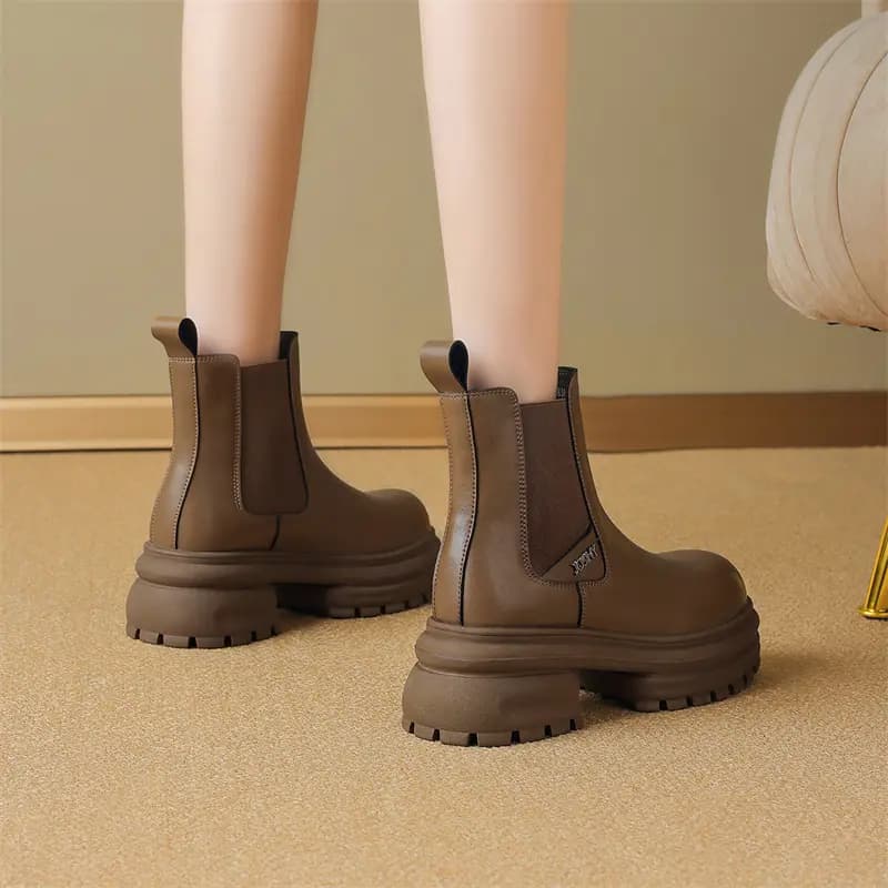 JOSINY Crew Chelsea Boots 7cm Women's 11