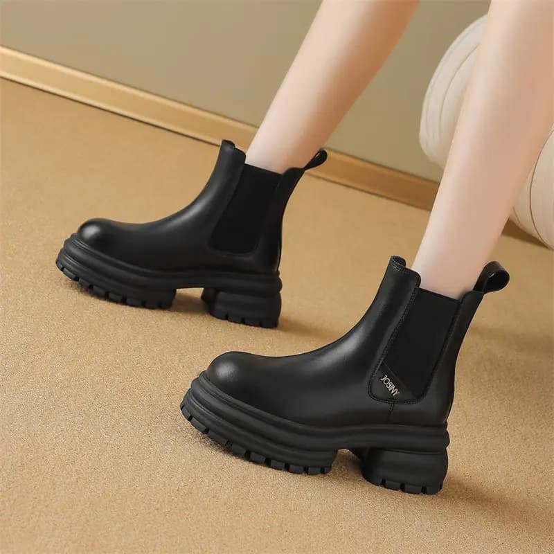 JOSINY Crew Chelsea Boots 7cm Women's 7