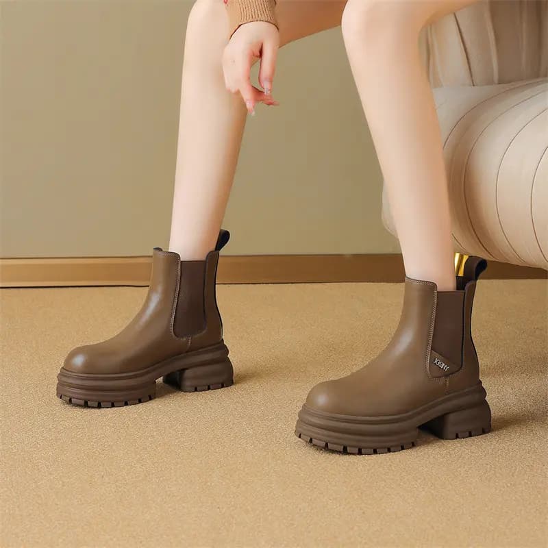JOSINY Crew Chelsea Boots 7cm Women's 13