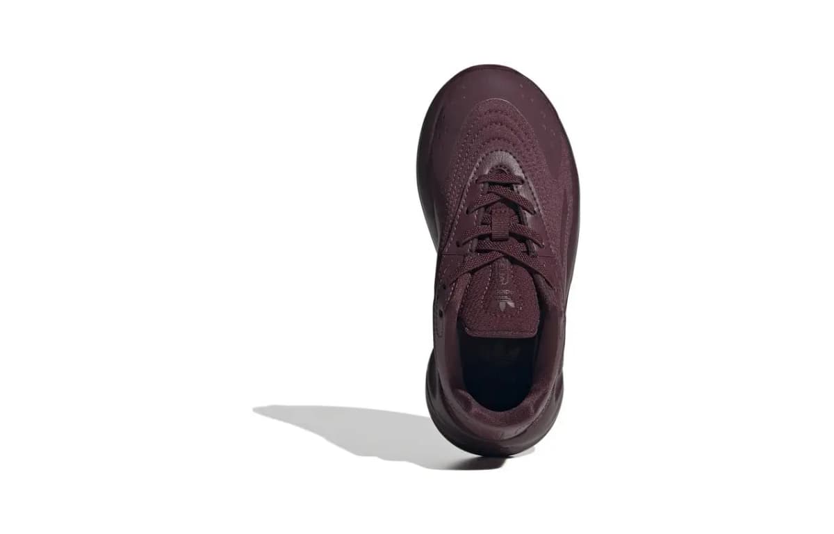 Adidas Originals Ozelia Anti Slip Wear Resistant Low Top Kids Lifestyle Shoes Dark Purple Children Aged 3 7 Years Old 4