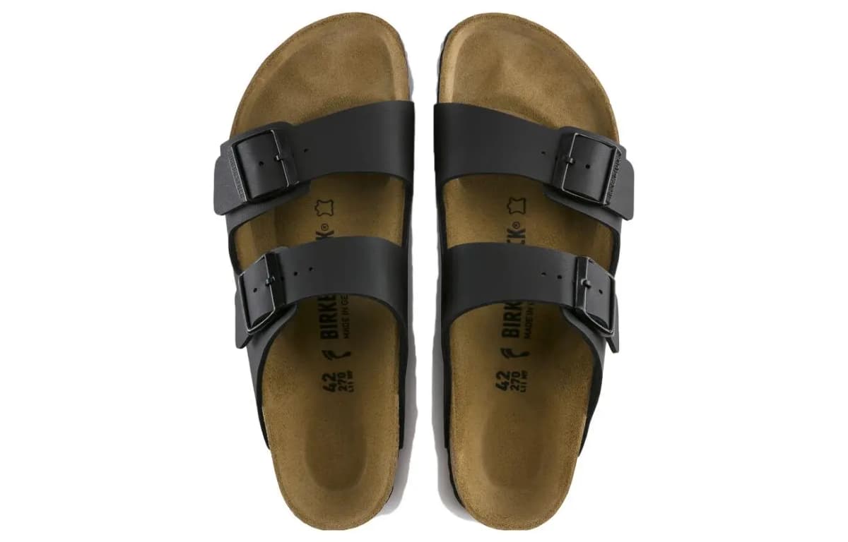 Birkenstock Arizona PU Terlik Unisex Qara 4