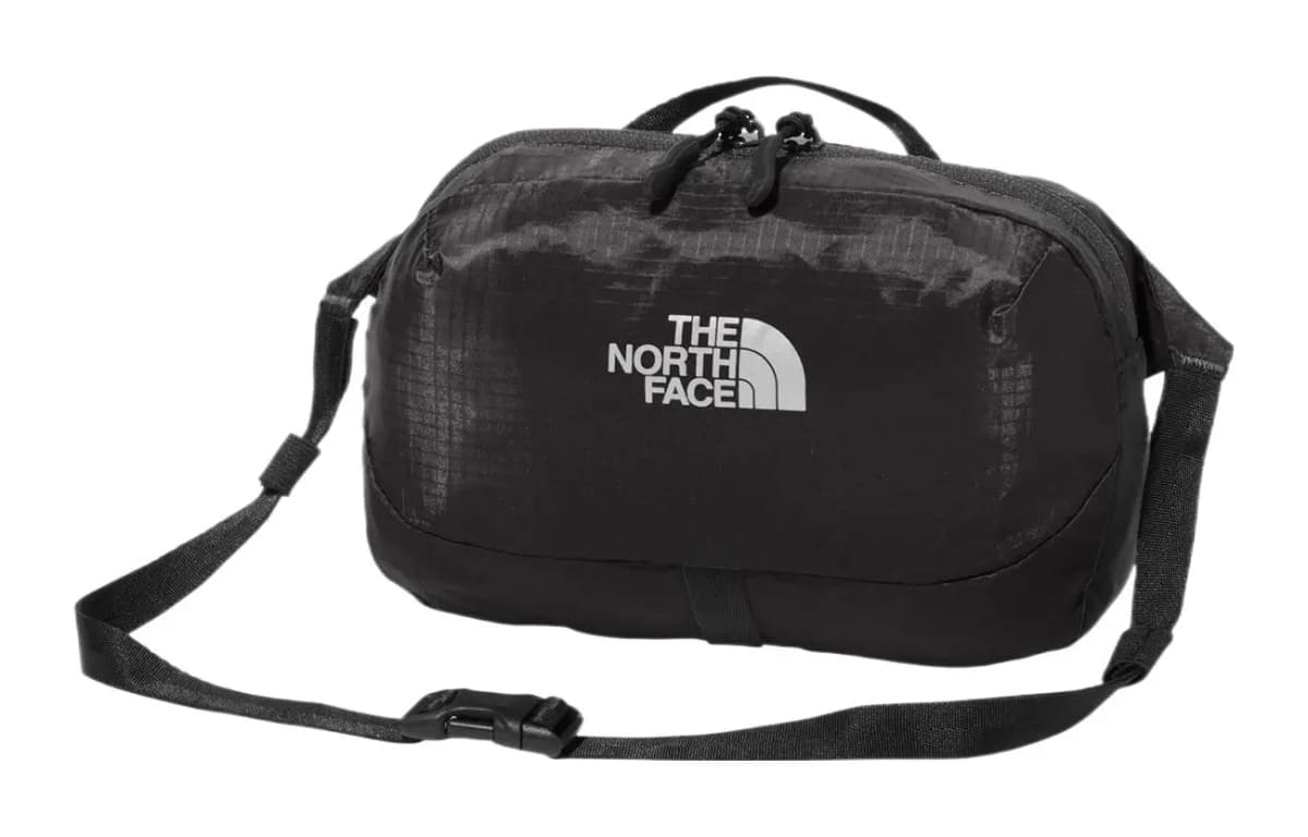 THE NORTH FACE No Capacity Portable One Shoulder Crossbody Fanny Pack Outdoor Bag Tear Resistant Nylon Black Unisex