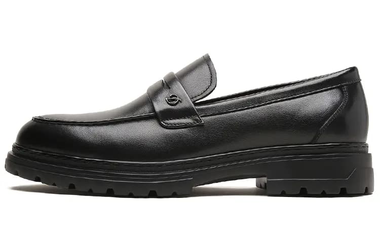S. T.DUPONT Kişi Loafer Ayaqqabısı Qara