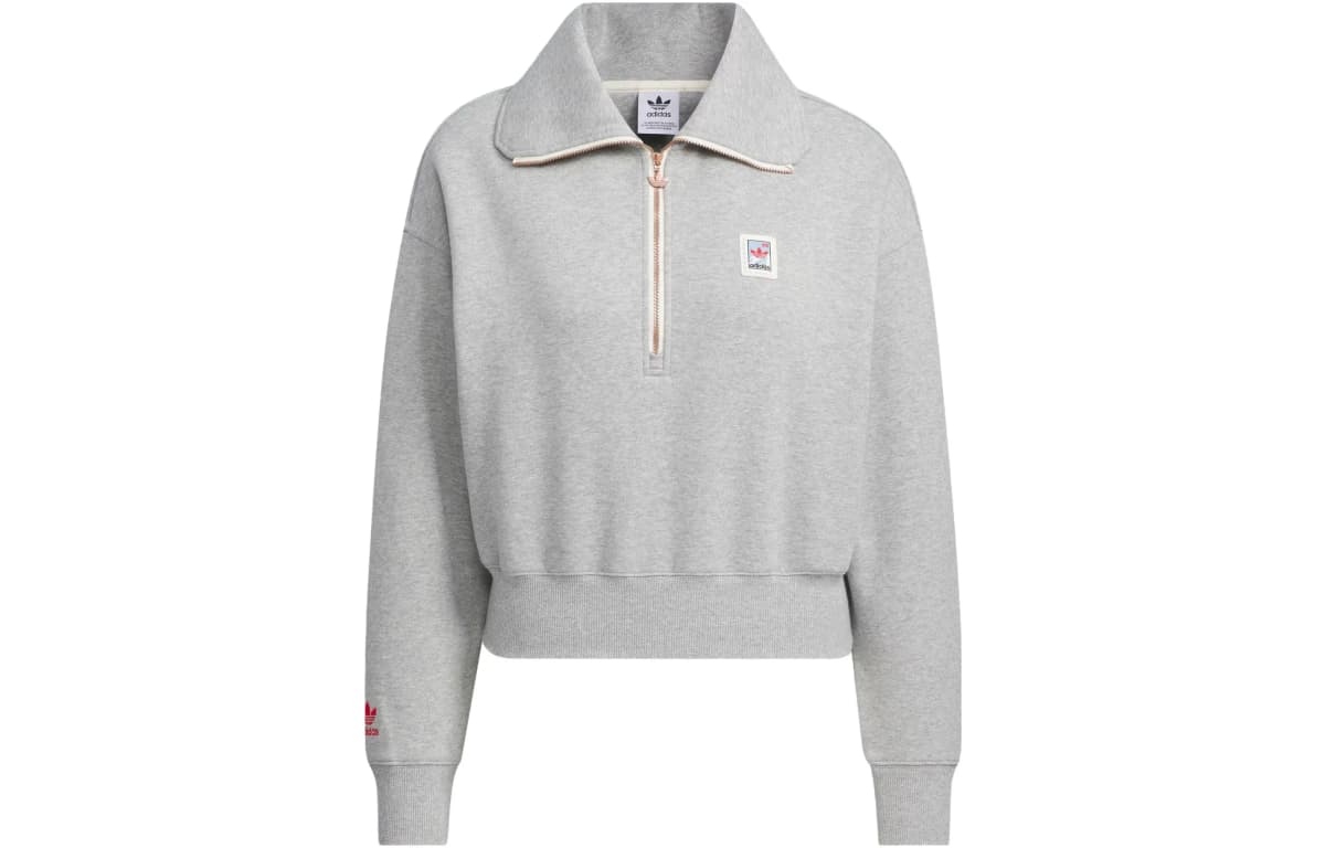 adidas Originals FW23 Winter Series Qadın Sweatshirt Boz