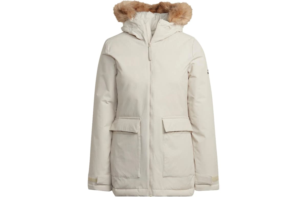 Adidas Puffer Jackets Women's Bauxite Brown