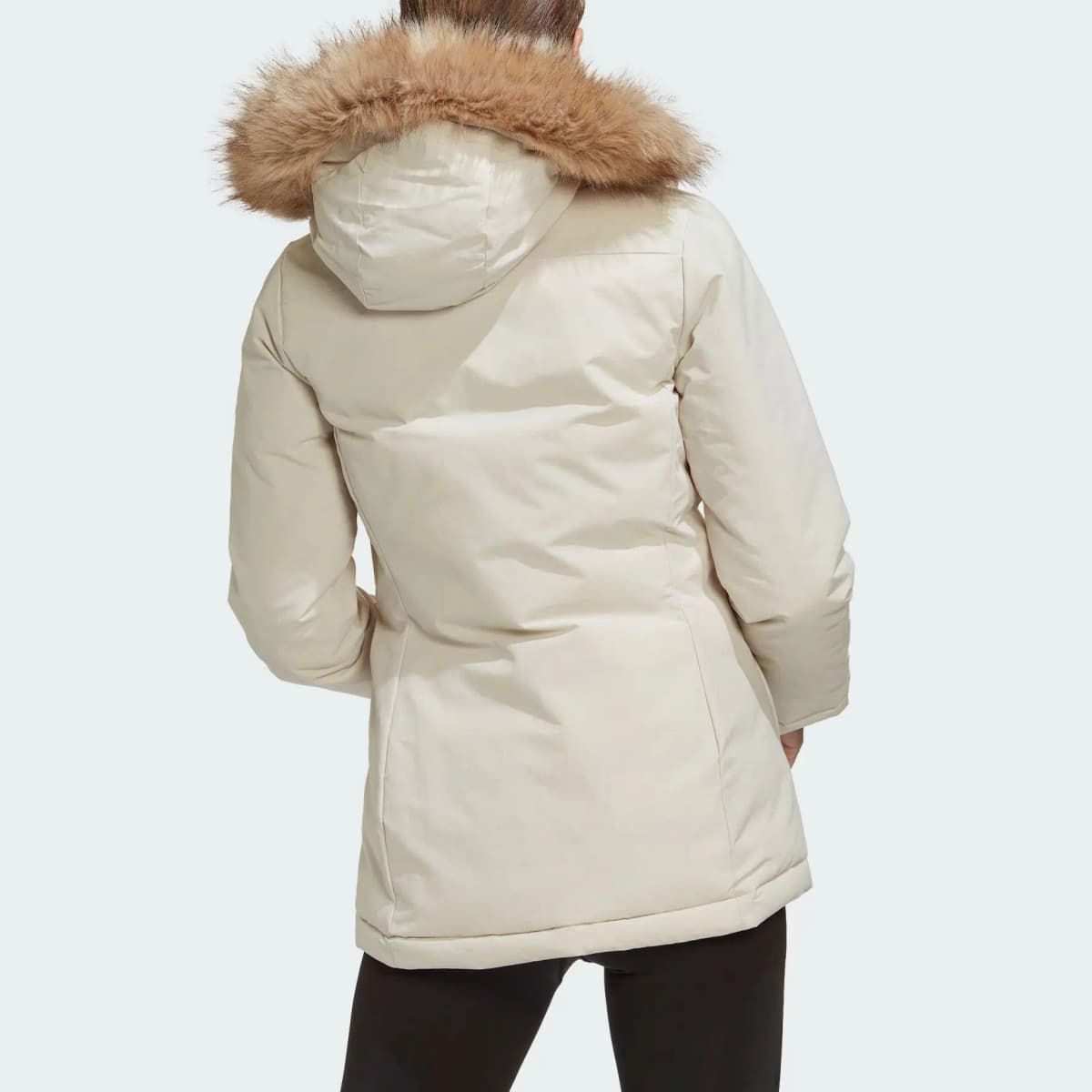 Adidas Puffer Jackets Women's Bauxite Brown 3