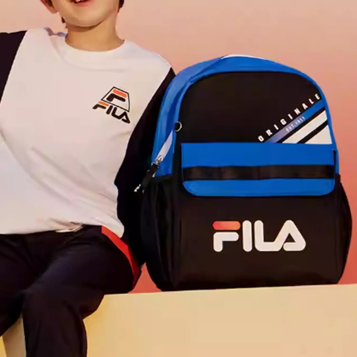 FILA Uşaq Məktəbli Çantası Göy 5