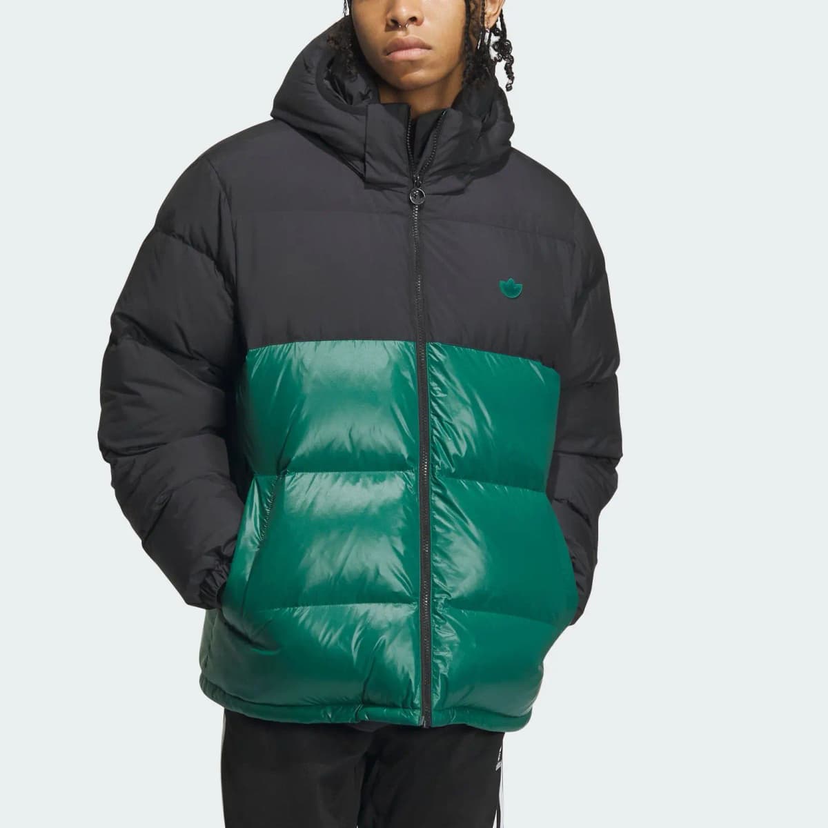 Adidas Originals COLOURBLOCKED DOWN Kişi Puffer Pencək 2