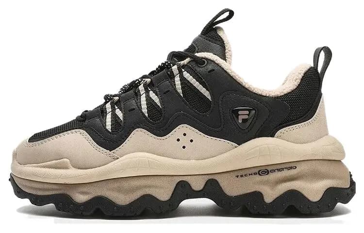 FILA FUSION QD 96 DX Low-Top Chunky İdman Ayaqqabısı Qadın Qara/Boz