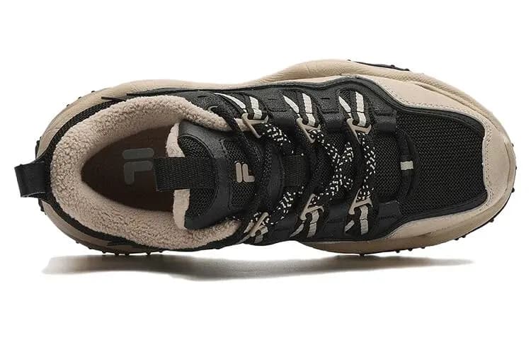 FILA FUSION QD 96 DX Low-Top Chunky İdman Ayaqqabısı Qadın Qara/Boz 3