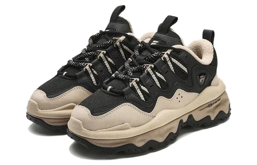 FILA FUSION QD 96 DX Low-Top Chunky İdman Ayaqqabısı Qadın Qara/Boz 2
