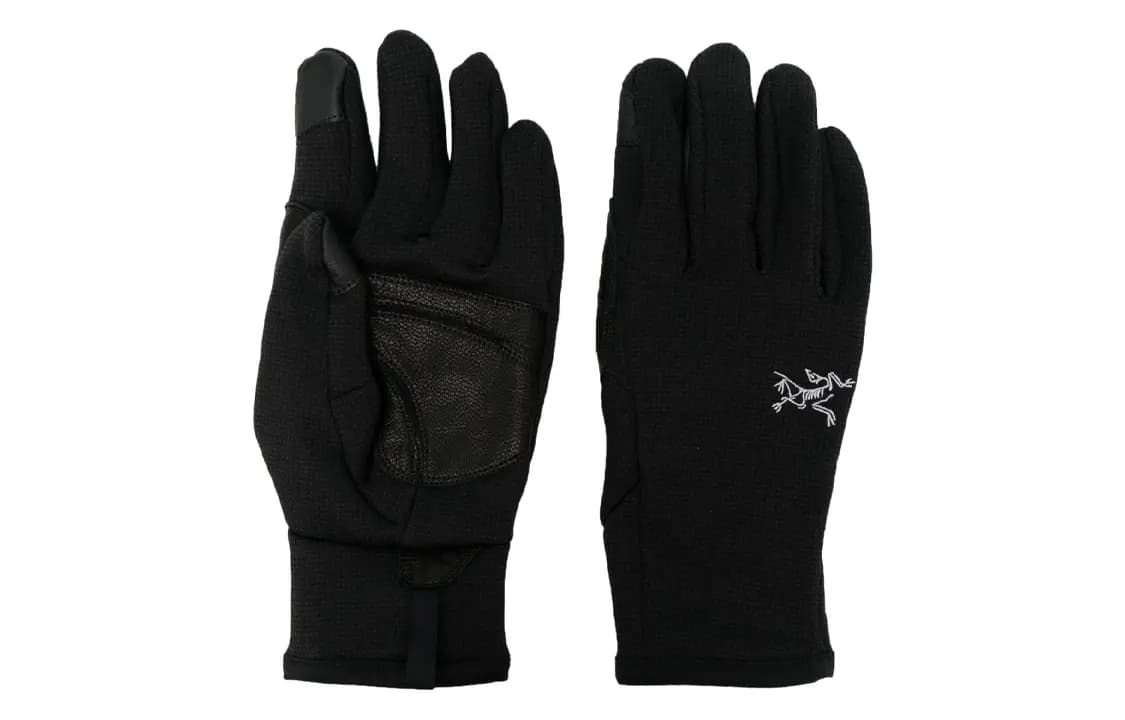 Arcteryx Polyester Elastane Gloves Men's Black