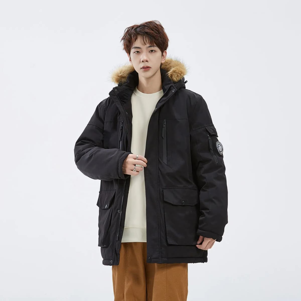 Emoji Parka Coats Unisex 7