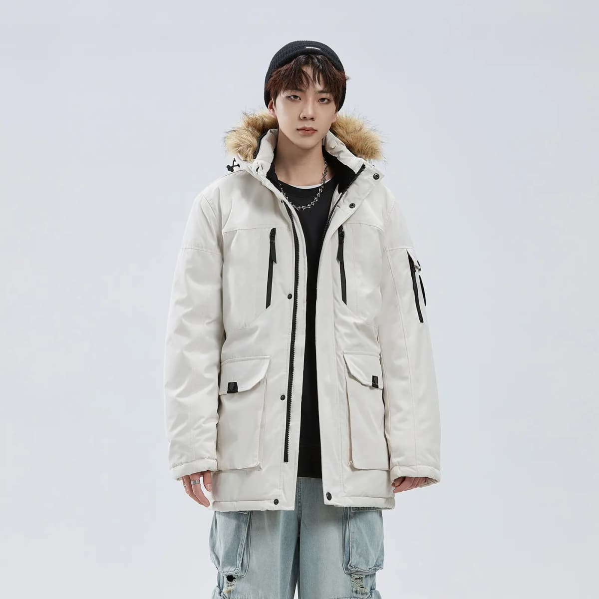 Emoji Parka Coats Unisex 19