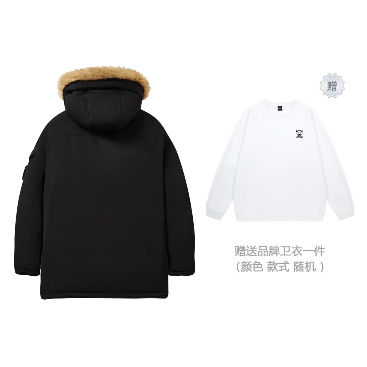 Emoji Parka Coats Unisex 15