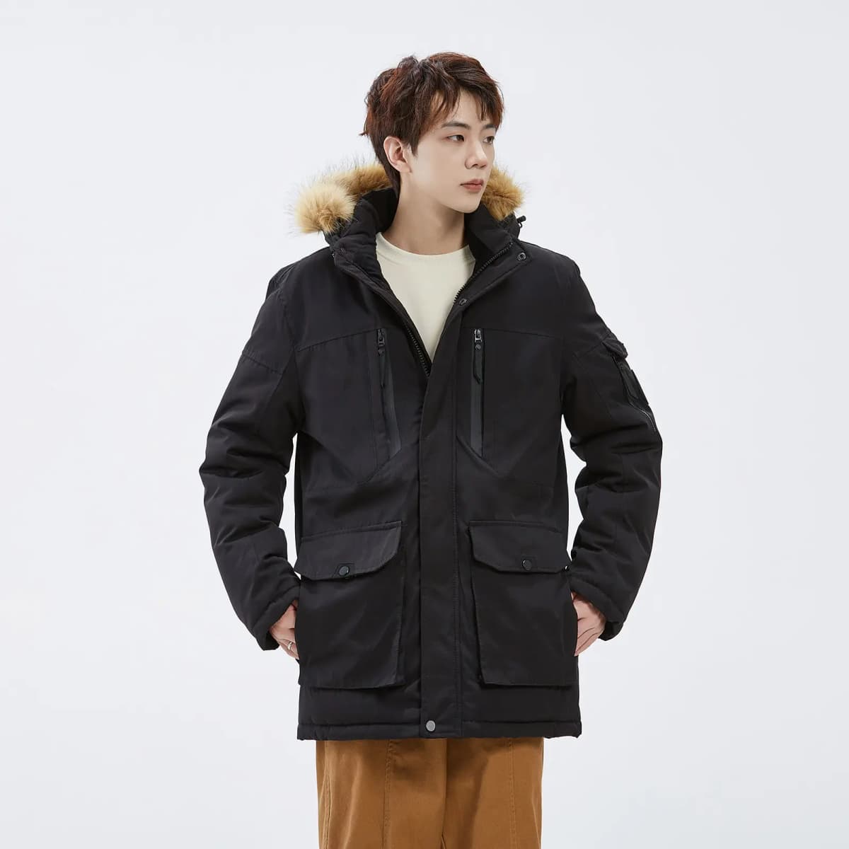 Emoji Parka Coats Unisex 8