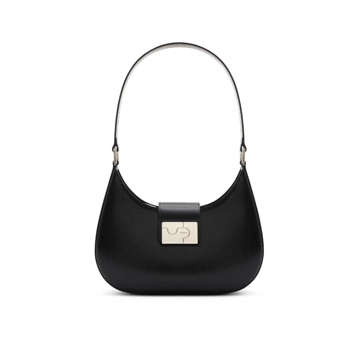 MUVA Cow Leather Handbag Medium Size Women's 4