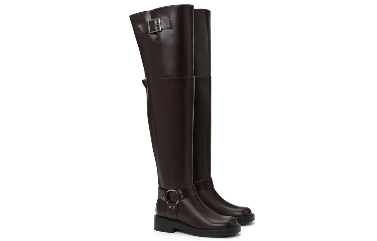 CHARLES&KEITH Qadın Uzunboğaz Çəkmə 4sm 5
