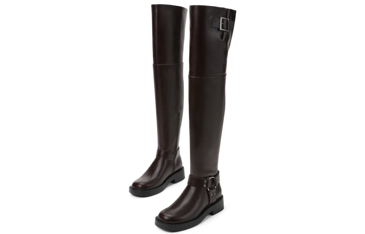 CHARLES&KEITH Qadın Uzunboğaz Çəkmə 4sm 6
