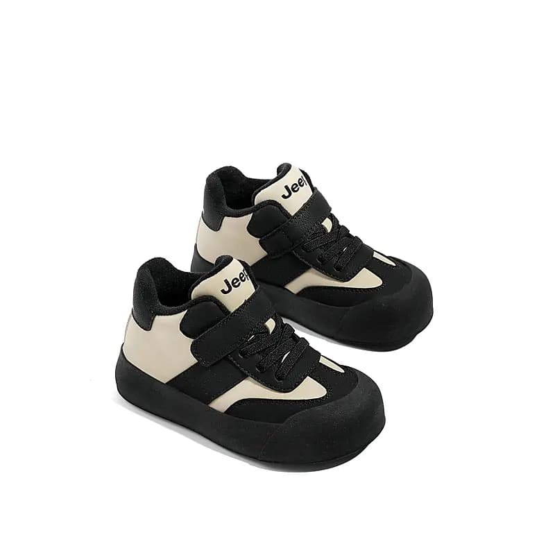 Jeep High Top Kids' Skateboarding Shoes Black Kids' 4