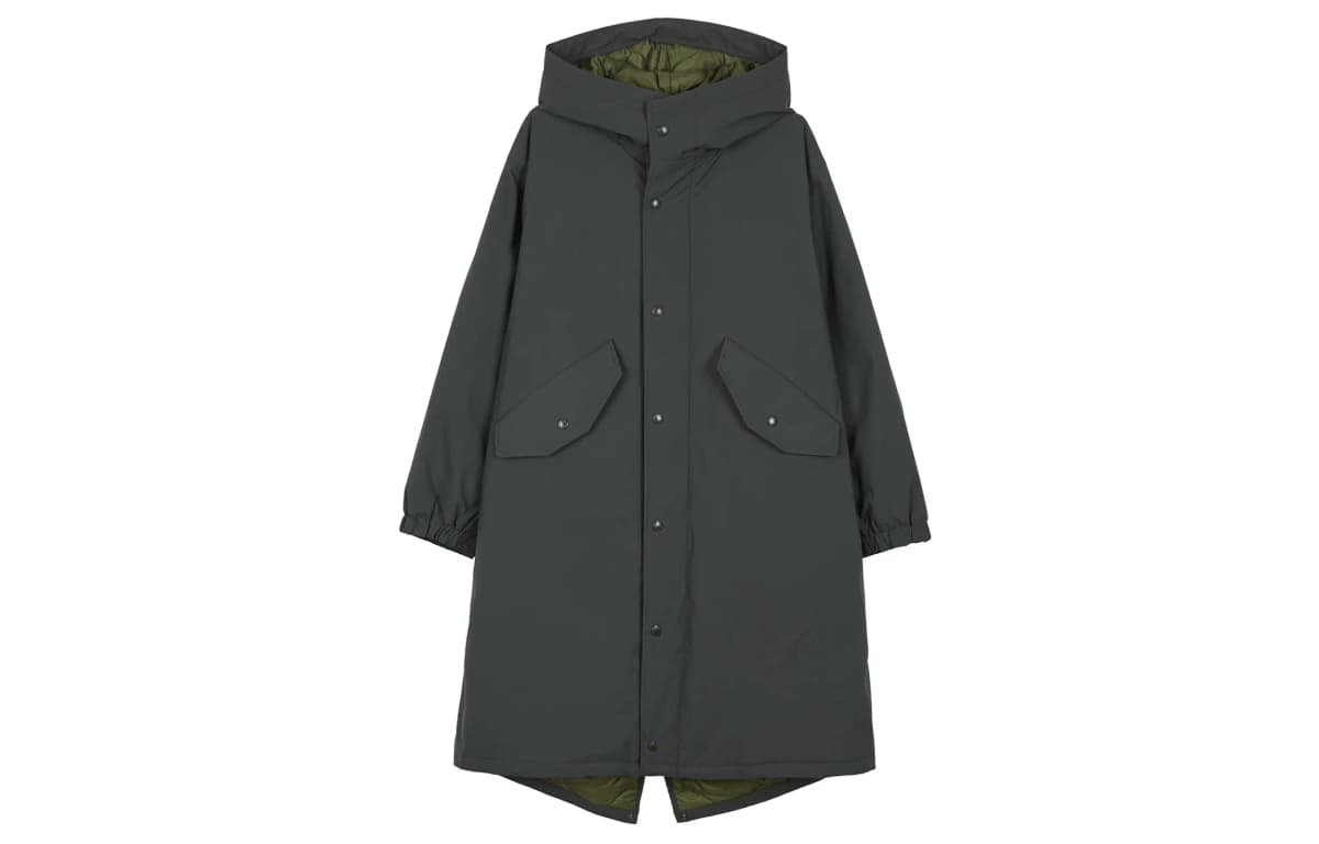 Engineered Garments X UNIQLO Palto Unisex Tünd Yaşıl