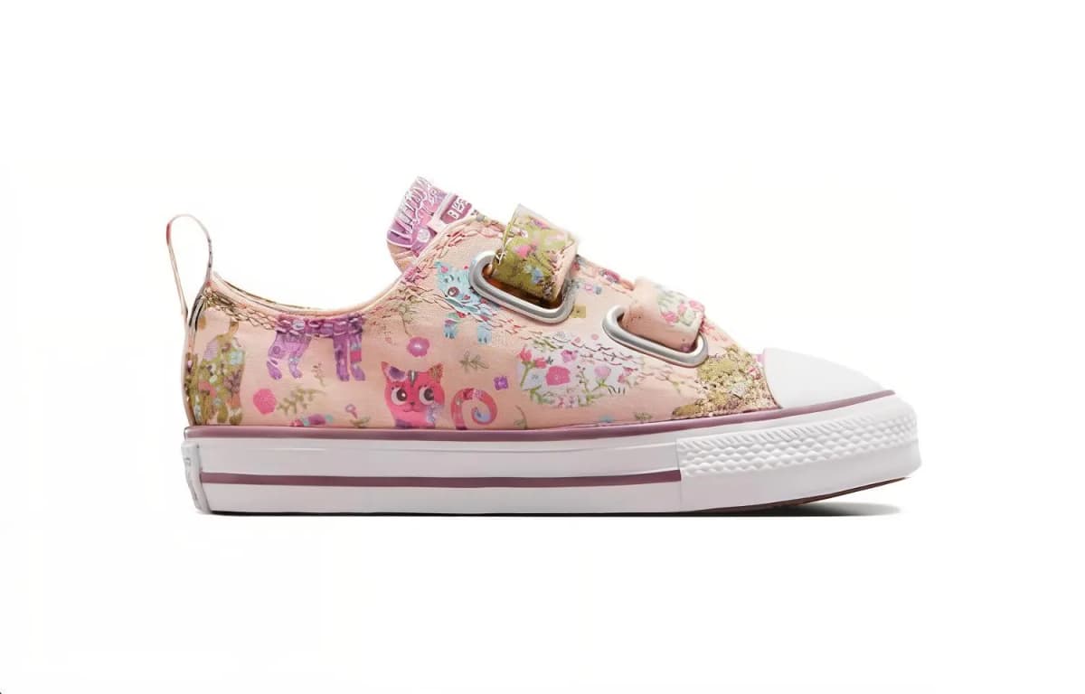 Converse All Star 2V Uşaq Ayaqqabısı Çəhrayı/Ağ 2