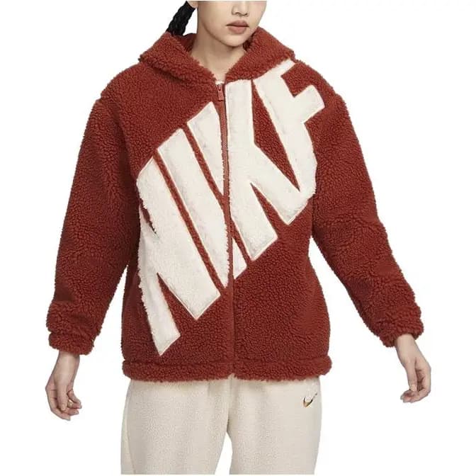 Nike Velvet Jackets Women's Red 3