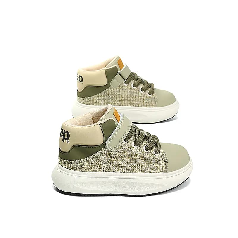 Jeep Anti-Slip Wear-Resistant High-Top Kids' Skateboarding Shoes West Lake Dragonwell Kids' 4