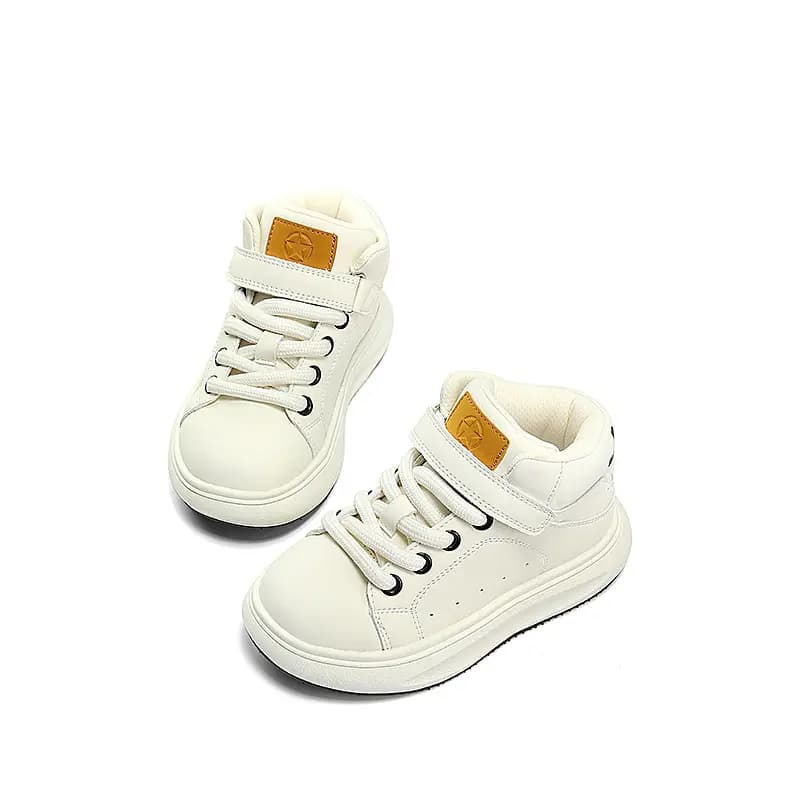 Jeep High-Top Kids Lifestyle Shoes Snowball White Kids' 3