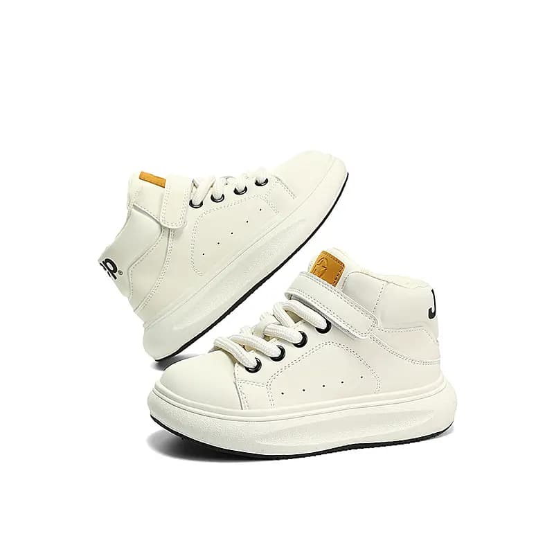 Jeep High-Top Kids Lifestyle Shoes Snowball White Kids' 5