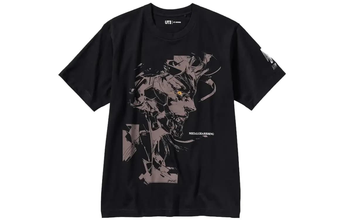 UNIQLO x Metal Gear Köynək Unisex Qara