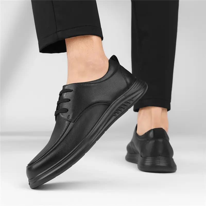 AOKANG Dress Shoes Men Low Top Black 8