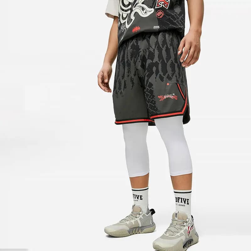 LINING Badfive Kişi Basketbol Şortu Qara 2