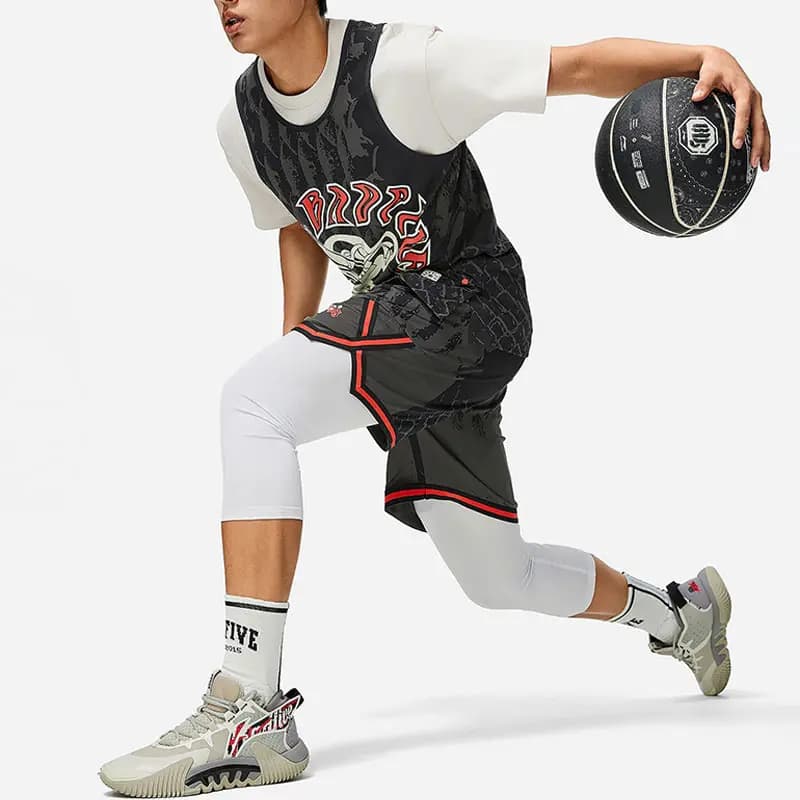 LINING Badfive Kişi Basketbol Şortu Qara 6