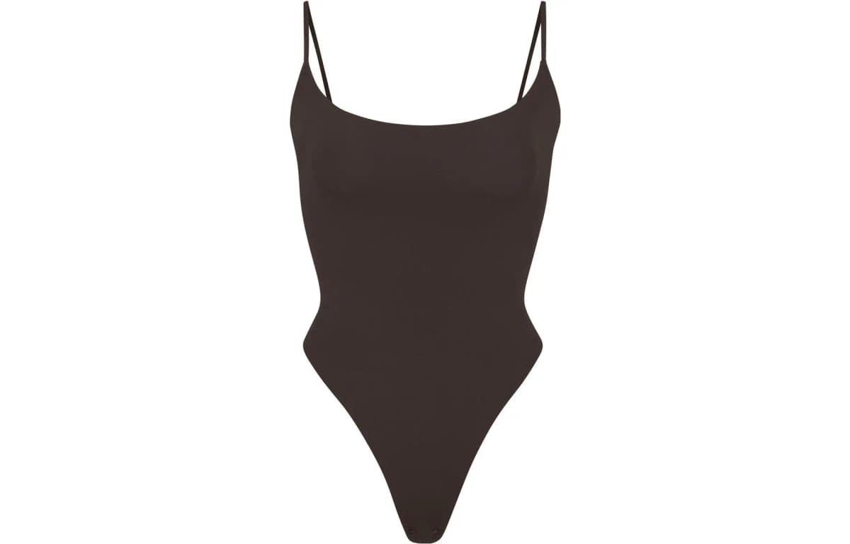 SKIMS Fits Everybody Qadın Bodysuit Espresso