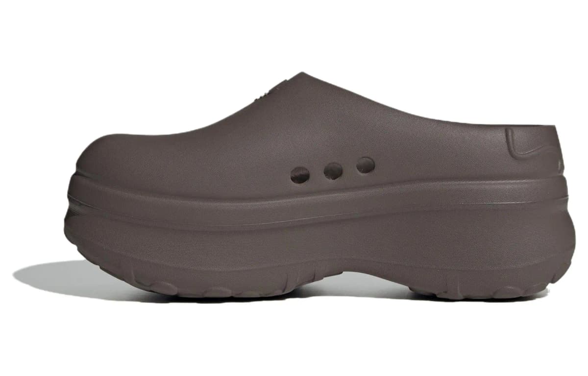 adidas originals Adilette Clog Plush Qadın Terliyi Qəhvəyi