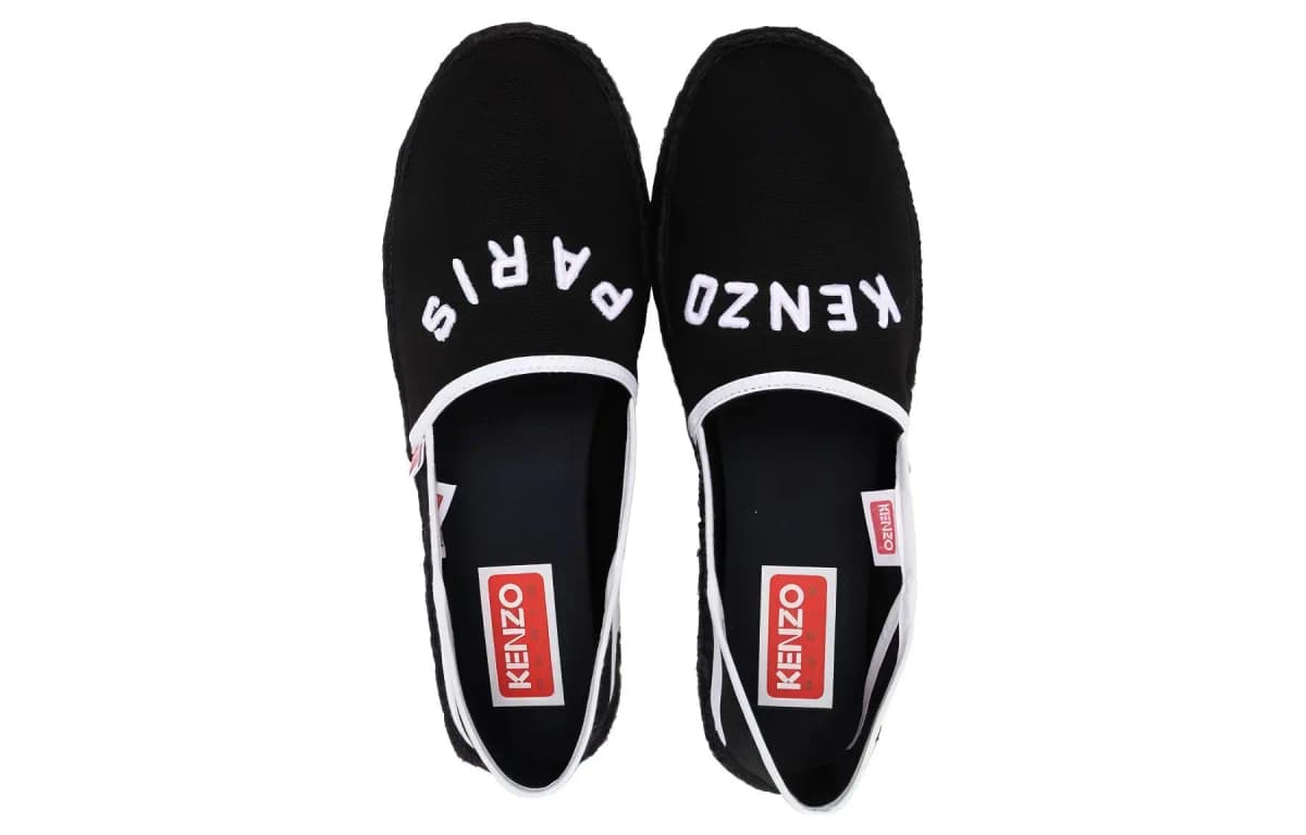 KENZO Logo-embroidered Slip-on Espadrilles 5