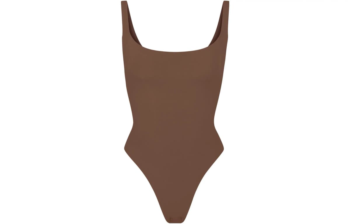 SKIMS FITS EVERYBODY SQUARE NECK Qadın Bodysuit Jasper