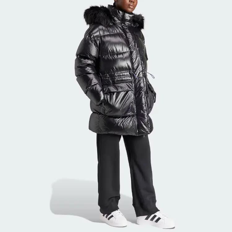 Adidas Originals Qadın Pambıqlı Pencəyi Qara 4