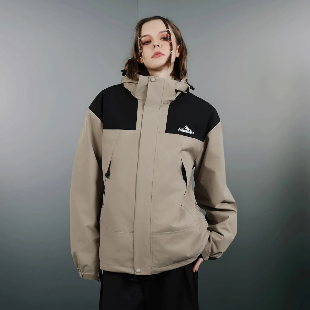Kawasaki Waterproof And Windproof Windbreaker Jacket Unisex 47
