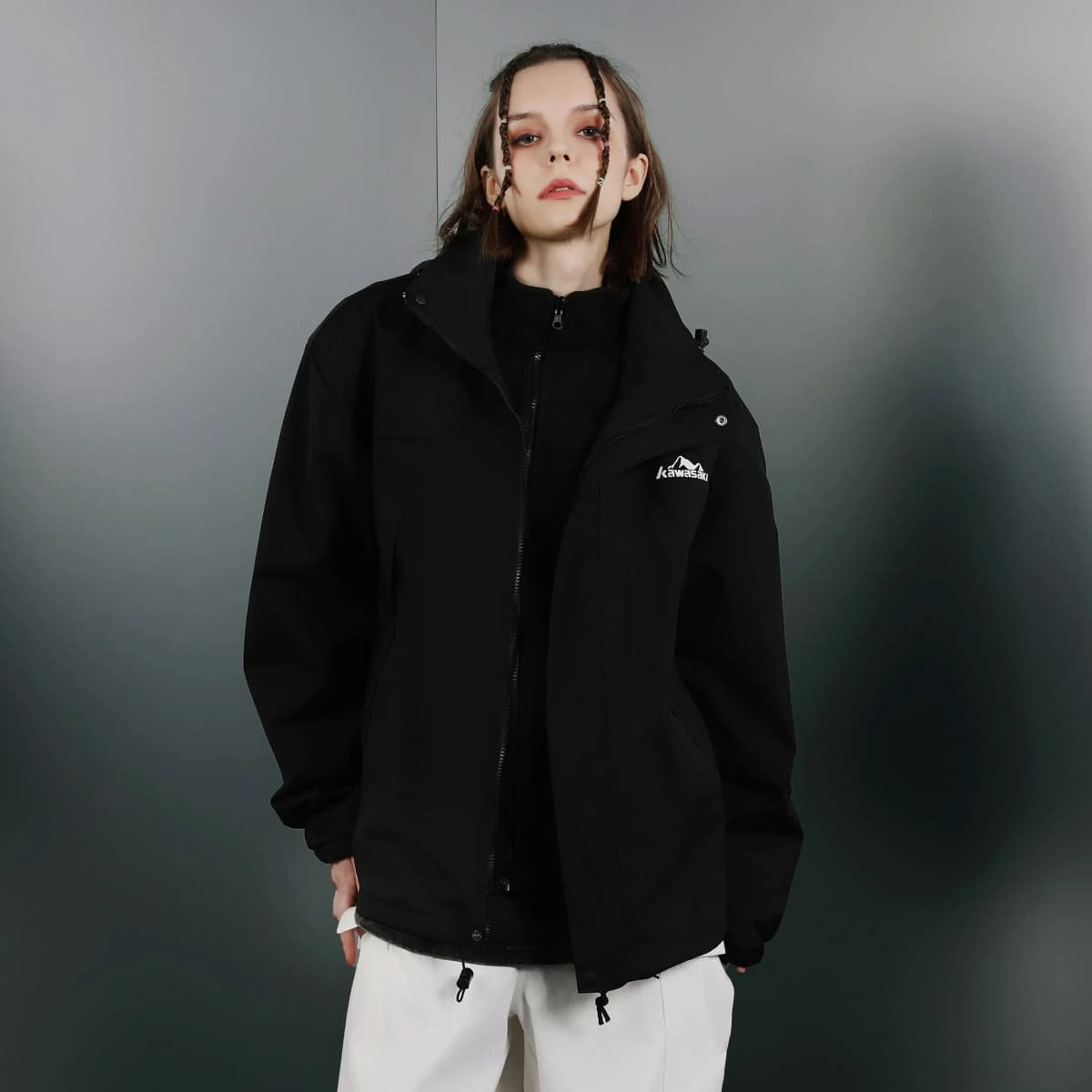 Kawasaki Waterproof And Windproof Windbreaker Jacket Unisex 23