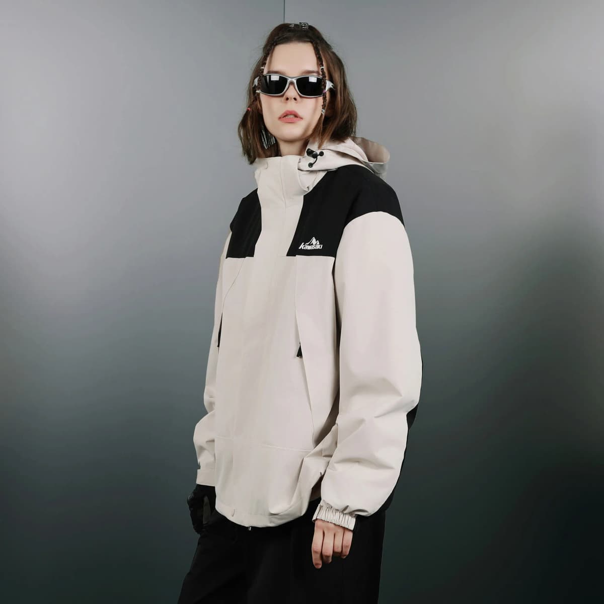 Kawasaki Waterproof And Windproof Windbreaker Jacket Unisex 37