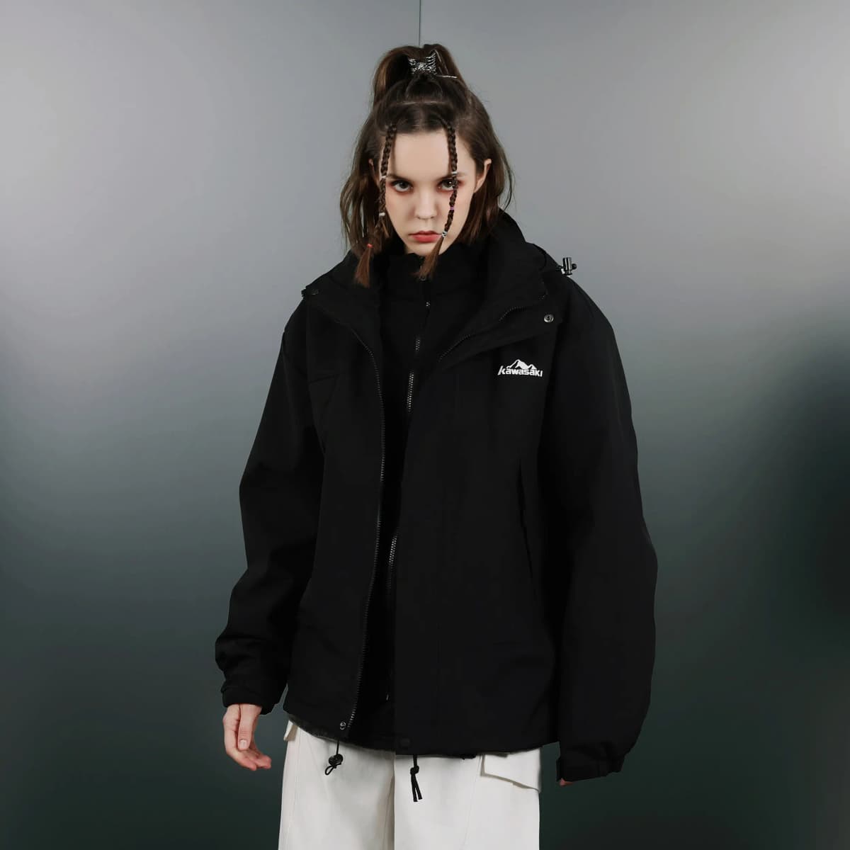 Kawasaki Waterproof And Windproof Windbreaker Jacket Unisex 22