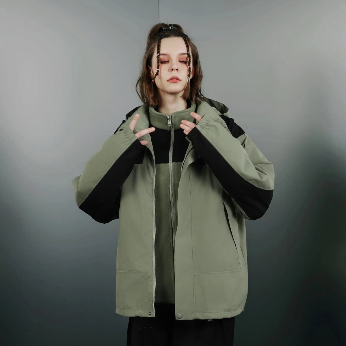 Kawasaki Waterproof And Windproof Windbreaker Jacket Unisex 41