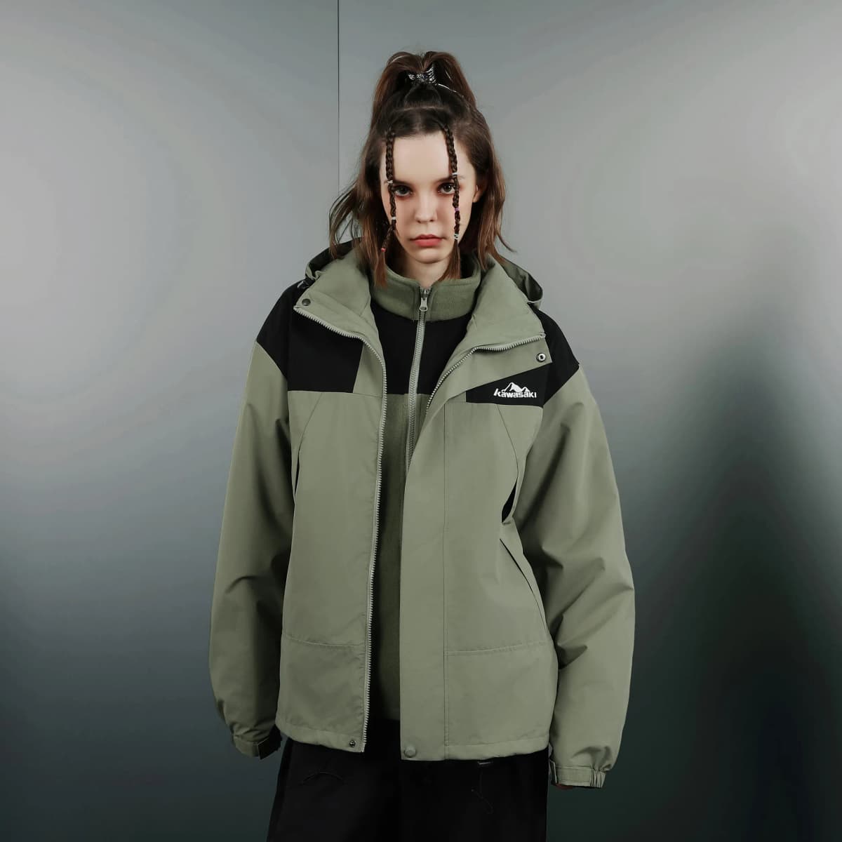 Kawasaki Waterproof And Windproof Windbreaker Jacket Unisex 39